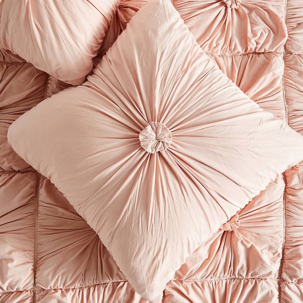 Anthropologie Rosette Jersey Euro Sham